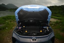 Tata Curvv Ev Open Bonnet Engine Shot