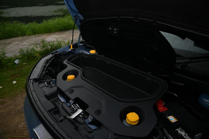 Tata Curvv Ev Open Bonnet Engine Shot