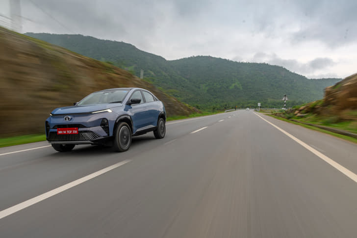 Tata Curvv Ev Front Right Three Quarter