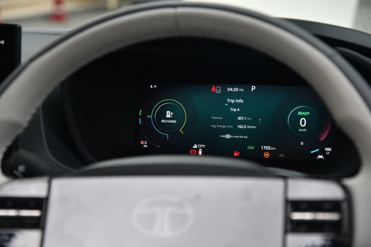 Tata Curvv Ev Dashboard