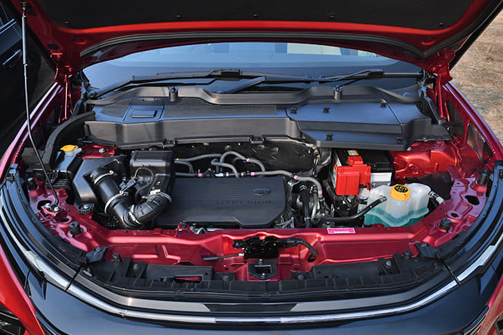 Open Bonnet Engine Shot