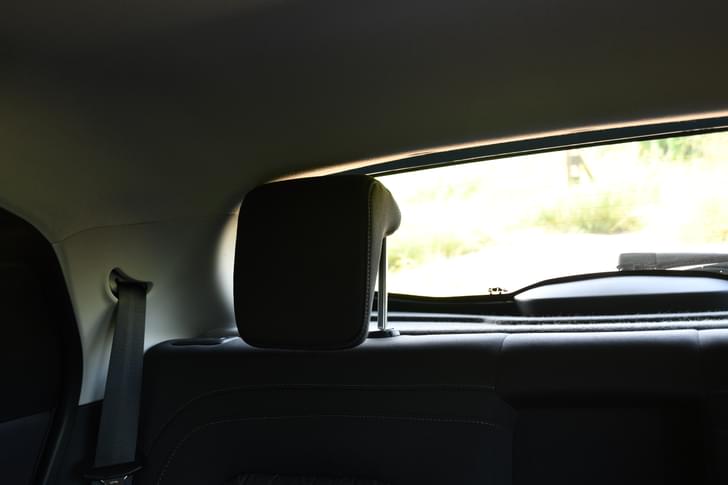 Front Row Adjustable Headrests