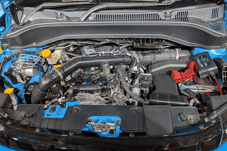 Open Bonnet Engine Shot