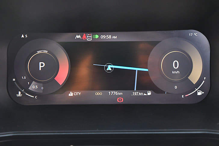 Tata Safari Instrument Cluster