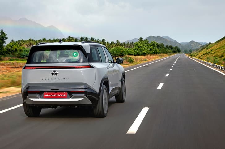 Tata Sierra Ev Rear View