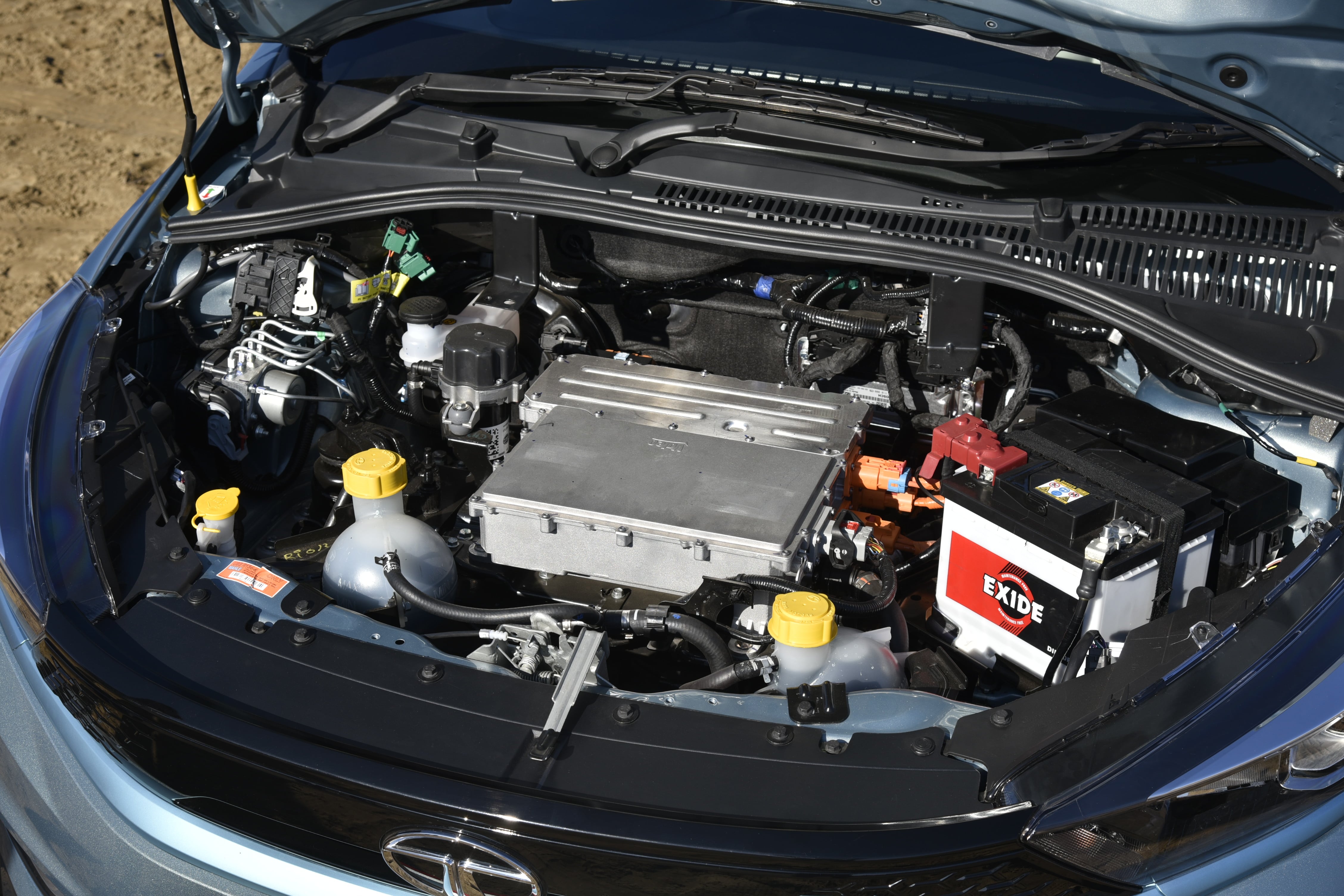 Tata Tiago EV Open Bonnet Engine Shot Image – Tiago EV Photos in India ...