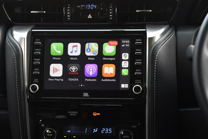 Toyota Fortuner Dashboard