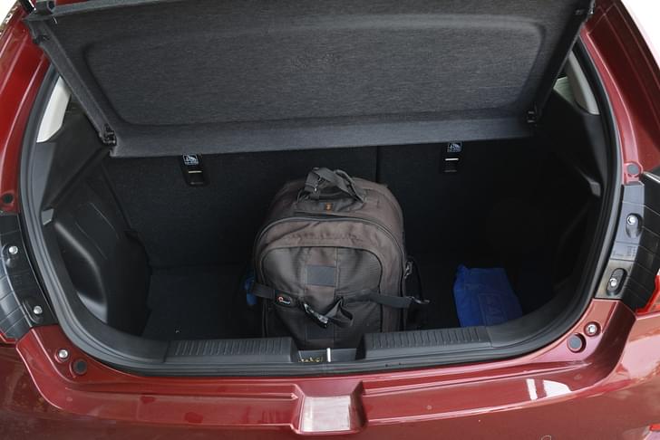Toyota Glanza Boot Open