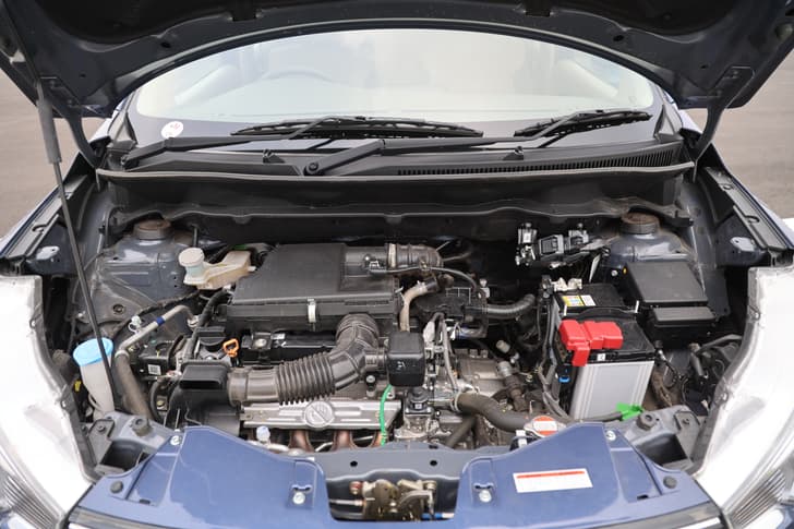 Open Bonnet Engine Shot