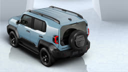 Toyota Land Cruiser FJ Rear View Toyota Land Cruiser FJ Rear View