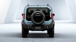 Toyota Land Cruiser FJ Rear View Toyota Land Cruiser FJ Rear View