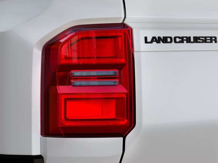 Toyota Land Cruiser Prado Rear View Toyota Land Cruiser Prado Rear View