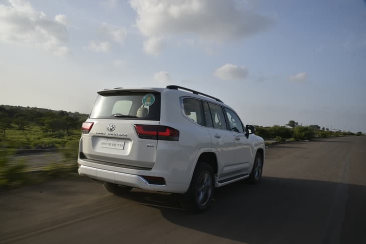 Toyota Land Cruiser Rear View