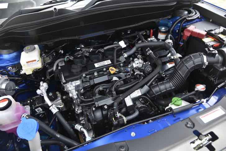 Toyota Urban Cruiser Hyryder Open Bonnet Engine Shot
