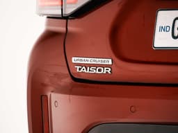 Toyota Urban Cruiser Taisor Rear View Toyota Urban Cruiser Taisor Rear View