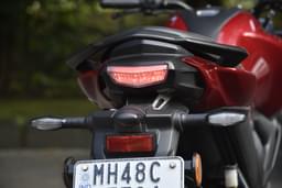 Yamaha Fzs Fi V4 Dlx Rear View