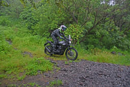 Yezdi Adventure Front Left Three Quarter