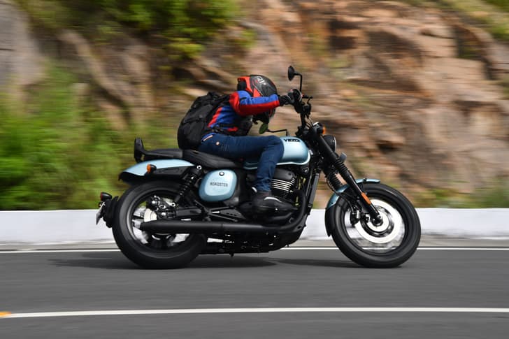 Yezdi Roadster Front Right Three Quarter