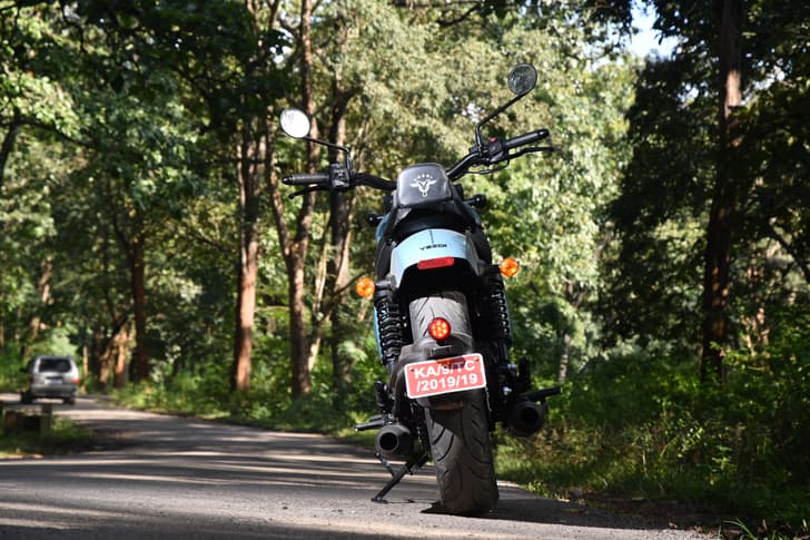 Yezdi Roadster Rear View