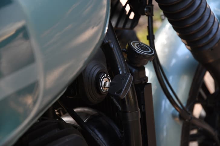 Yezdi Roadster Closed Fuel Lid