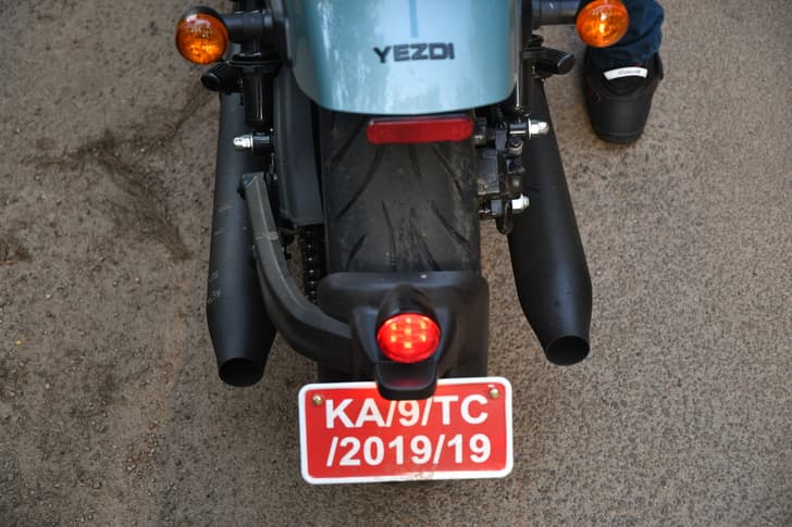 Yezdi Roadster Rear View