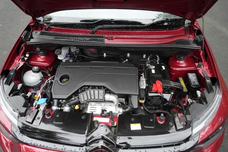 Open Bonnet Engine Shot