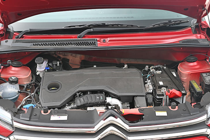 Open Bonnet Engine Shot