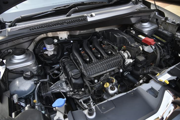 Open Bonnet Engine Shot