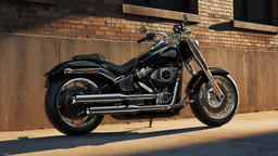 Harley Davidson Fat Boy Front Right Three Quarter