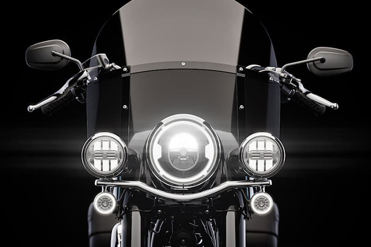 Harley Davidson Heritage Classic Front View Harley Davidson Heritage Classic Front View
