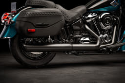 Harley Davidson Heritage Classic Color Black, Turquoise Harley Davidson Heritage Classic Color Black, Turquoise