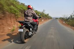 Honda Bikes Nx500 Rear View