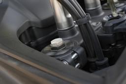 Honda Bikes Transalp 750 Engine Shot Left