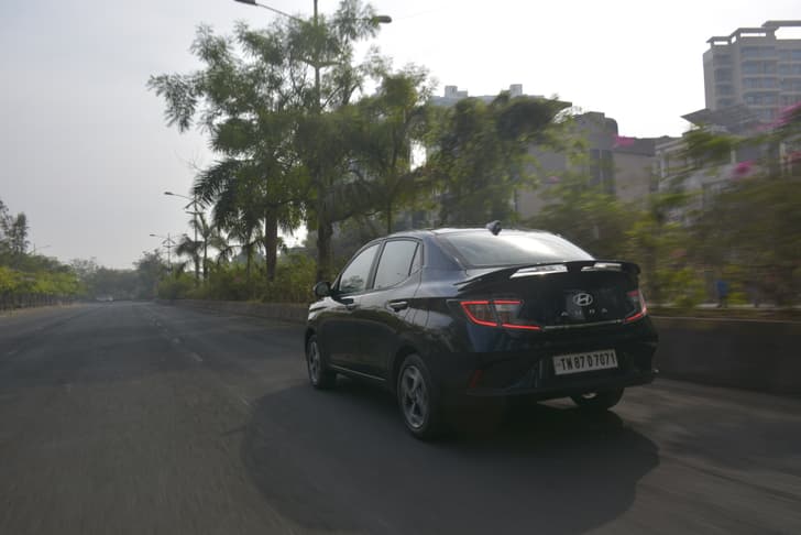 Hyundai Aura Rear View