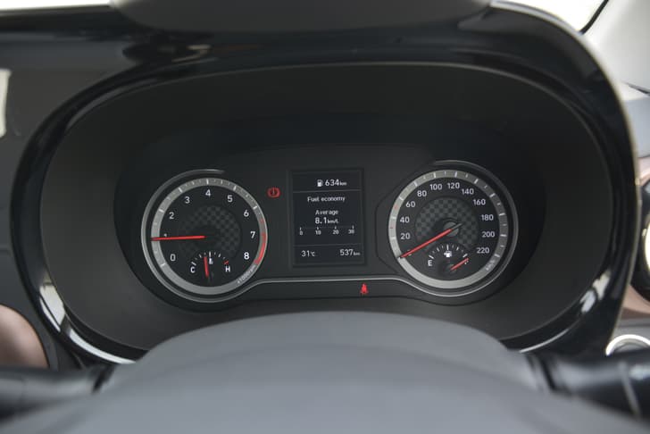 Hyundai Aura Dashboard