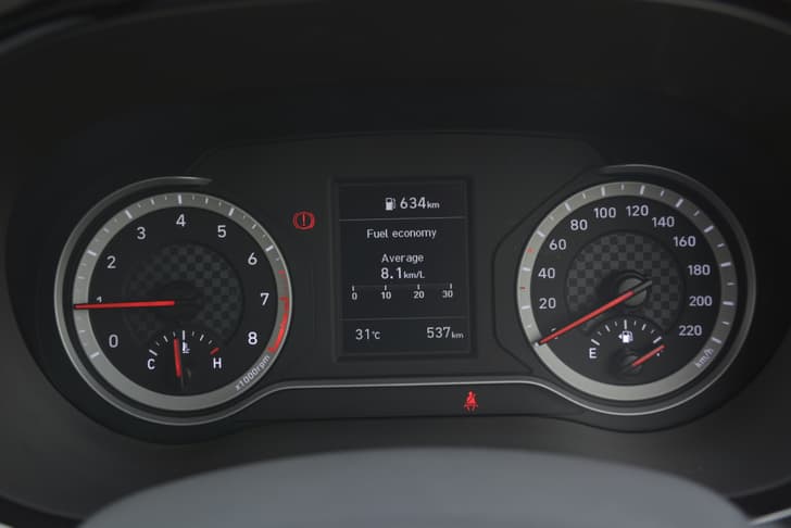 Hyundai Aura Dashboard