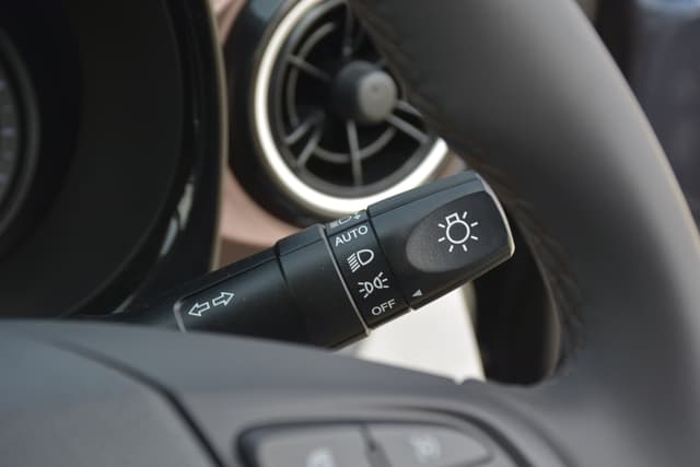 Leather Wrapped Steering Wheel Image - 3413