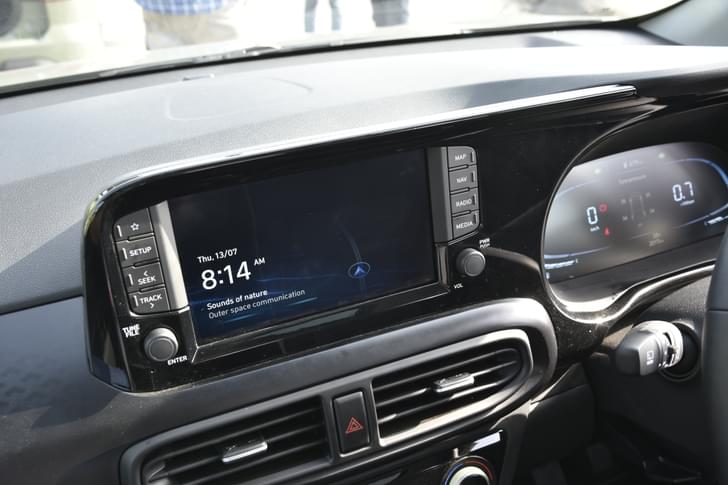 Hyundai Exter Dashboard