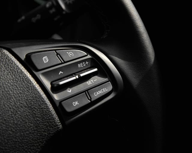 Leather Wrapped Steering Wheel Image - 30378