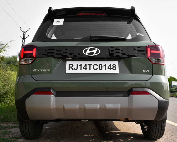 Hyundai Exter Rear View