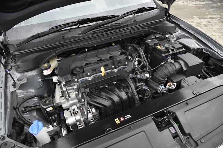 Open Bonnet Engine Shot
