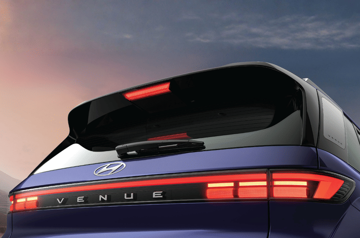 Hyundai Venue Rear View Hyundai Venue Rear View