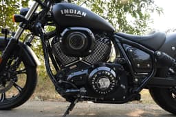 Indian Chief Dark Horse Engine Shot Right