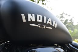 Indian Chief Dark Horse Fuel Tank Shot
