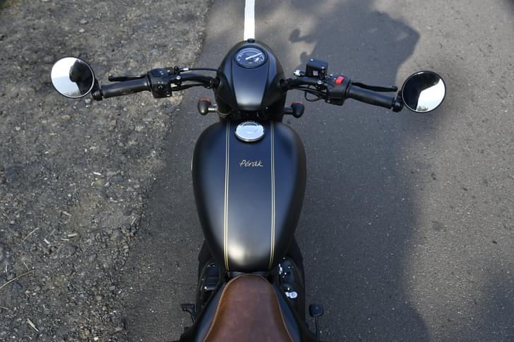 Jawa Perak Closed Fuel Lid