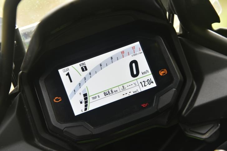 Kawasaki Versys 650 Tripmeter