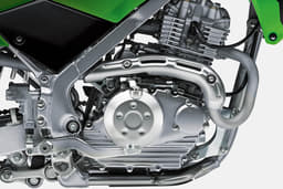 Kawasaki KLX140F Color Green, Silver