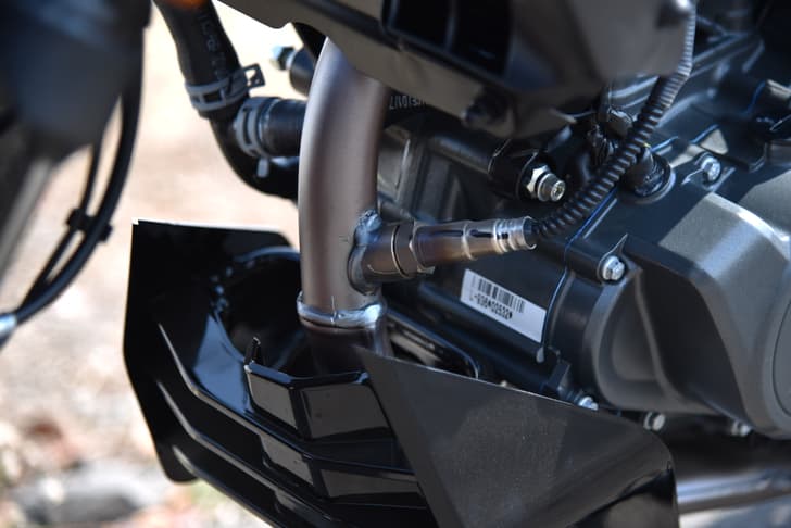 Ktm 200 Duke Engine Shot Right
