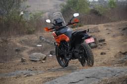Ktm 390 Adventure X Rear View