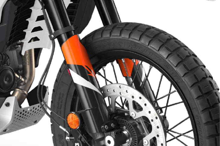 Color Orange, Black, White